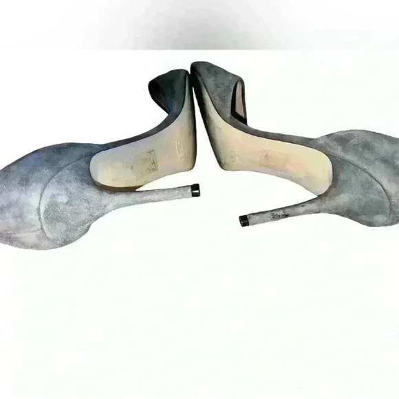 J Crew Suede Everly Pumps Heels Shoes  Size 9 Gray - Picture 6 of 6